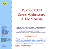 Tablet Screenshot of perfection-carpet.com